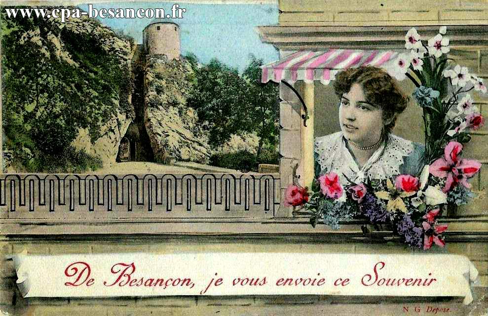 De Besançon, je vous envoie ce Souvenir